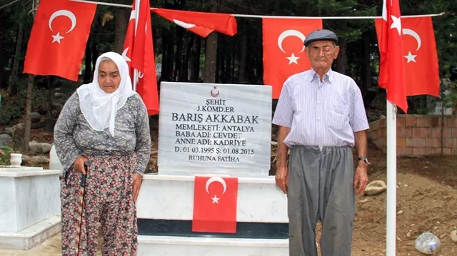 Şehit Barış Akkabak’ın dedesi yaşamını yitirdi