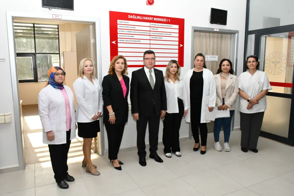 Kaymakam Şahin’den ilçe sağlık müdürlüğüne ziyaret 