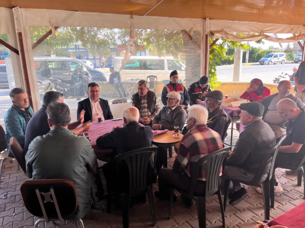 Kaymakam Şahin Abdurrahmanlar mahallesinde vatandaşlarla bir araya geldi