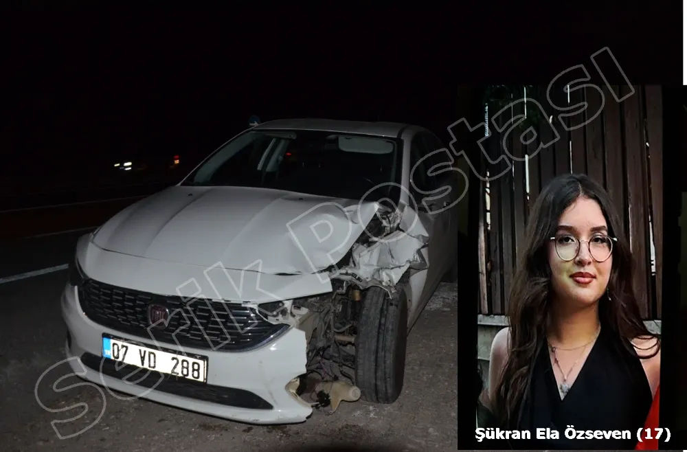 Serik’teki feci kazada 1 kişi öldü 1 kişi yaralandı