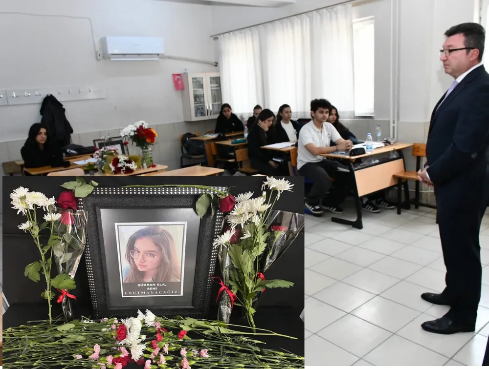 Kaymakam Şahin’den Şükran Ela’nın okuluna başsağlığı ziyareti 