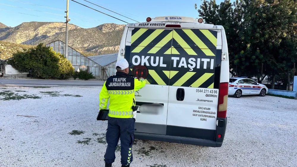 Antalya’da okul servis araçlarına sıkı denetim