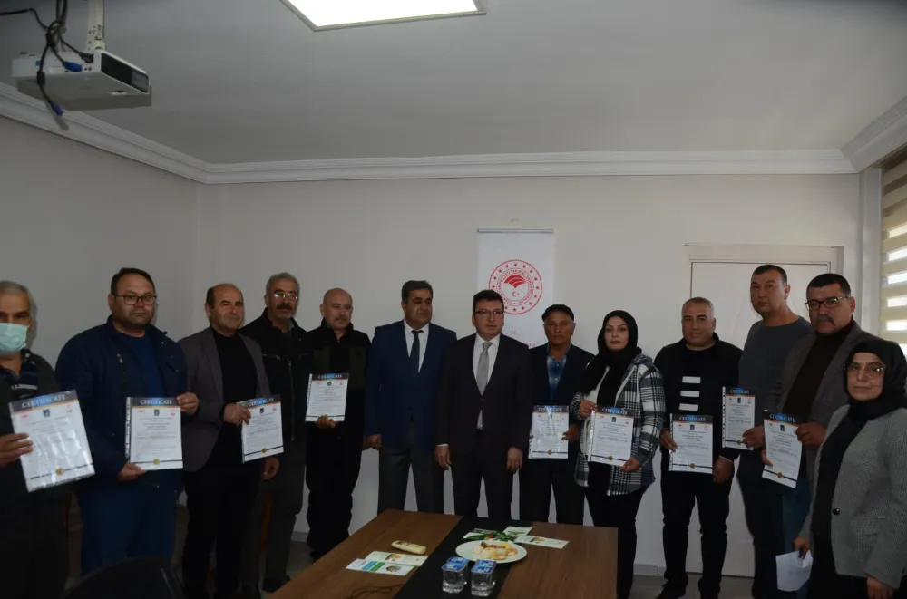 Serik’te İyi tarım uygulamaları sertifika dağıtım töreni düzenlendi