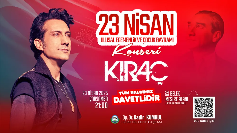 SERİK BELEDİYESİ 23 NİSAN’I COŞKUYLA KUTLAMAYA HAZIRLANIYOR