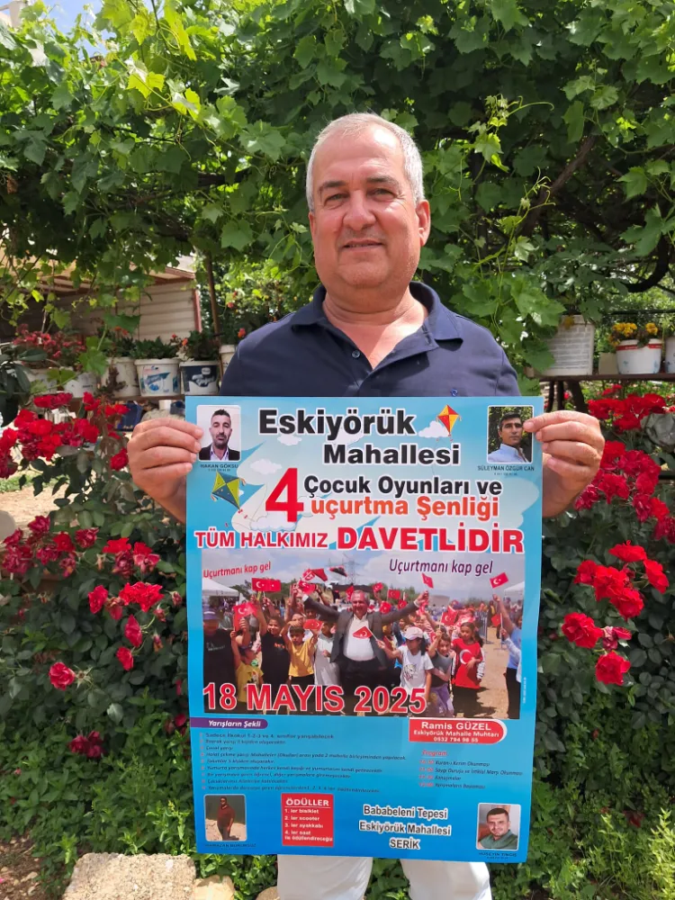 Serik’te çocuklar Uçurtma şenliği ile coşacaklar