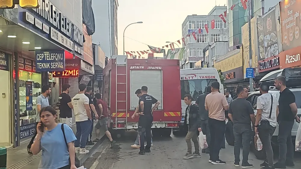 İtfaiye geçiş yapamadı 