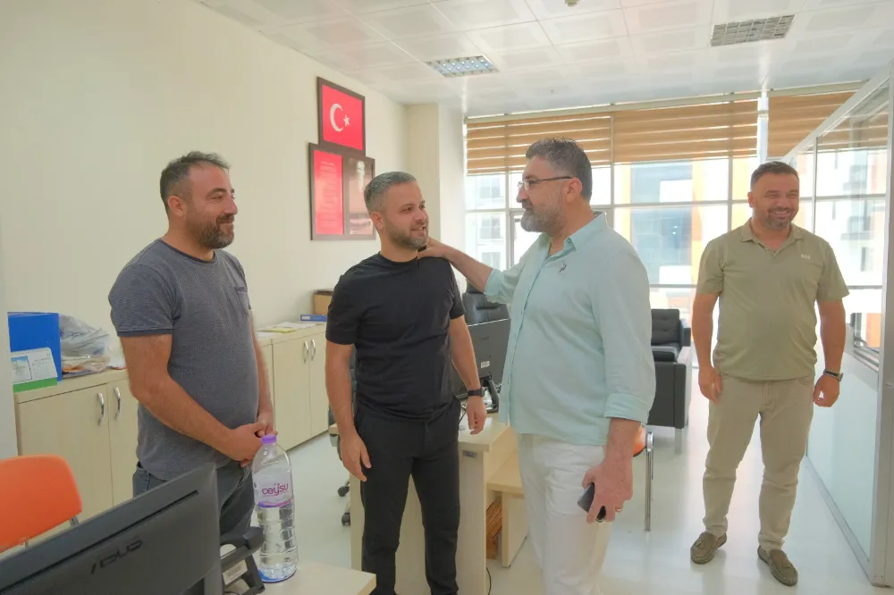 BAŞKAN KUMBUL, BELEDİYE PERSONELİYLE KURBAN BAYRAMI ÖNCESİNDE BAYRAMLAŞTI