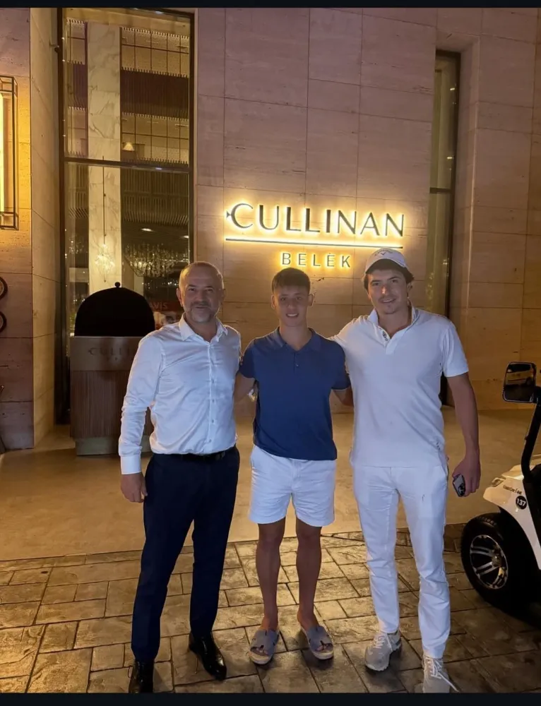 Arda Güler, tatilini ailesi ile birlikte Antalya