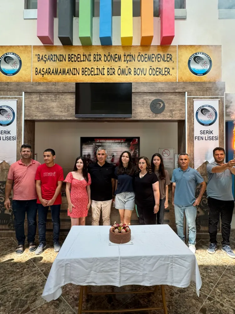 SERİK FEN LİSESİNİN GURUR GÜNÜ