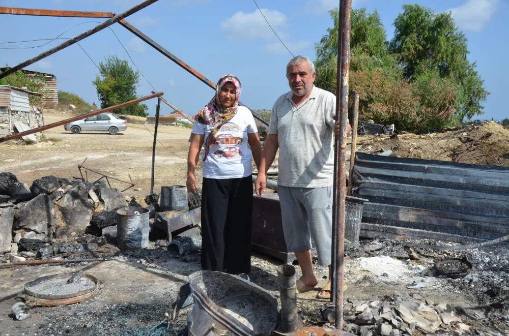 Serik’te Yangın Felaketi: Bayramda Kazandıkları 90 Bin Lira Kül Oldu