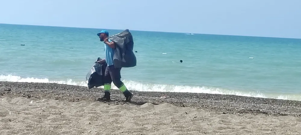 Haberimiz Ses Getirdi: Boğazkent Halk plajı temizlendi