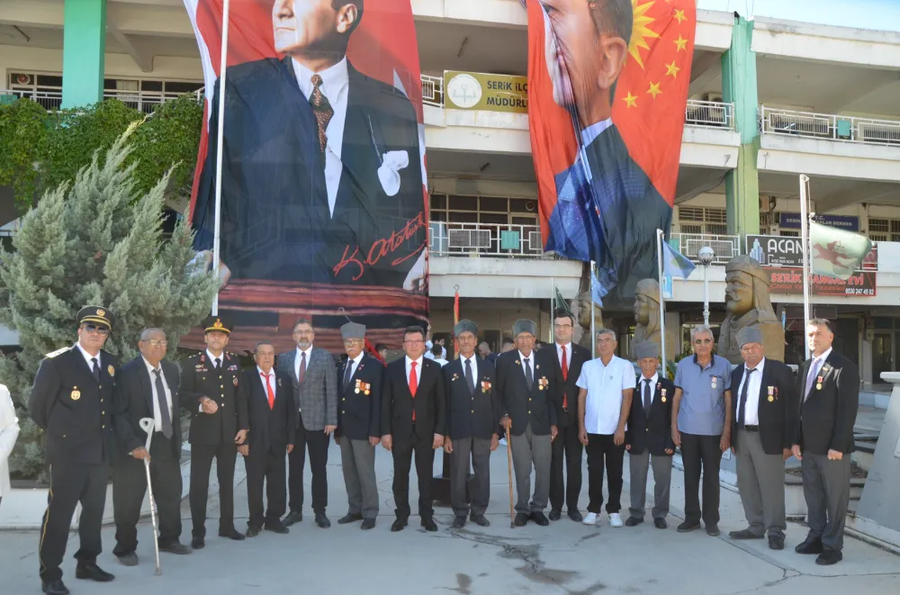 Serik’te 19 Eylül Gaziler Günü kutlandı