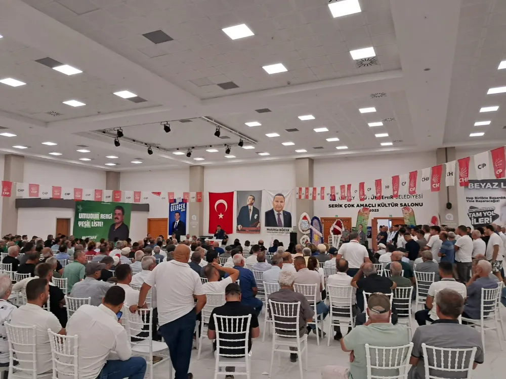 CHP Seri İlçe başkanlığına Avukat İbrahim Turhat seçildi