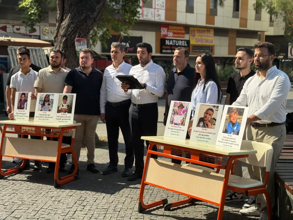 AK Gençlik Antalya’dan Gazze için anlamlı mesaj
