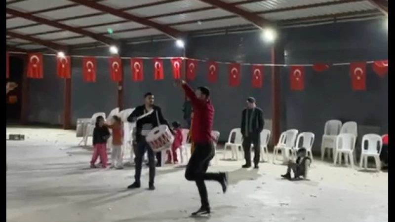 Asker eğlencesinde sıkılan maganda kurşunundan bir kişi yaralandı