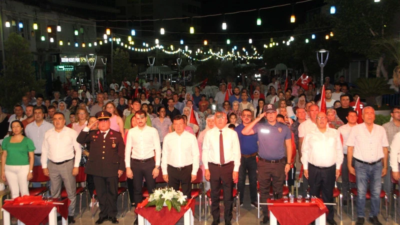 Serik’te 15 Temmuz Demokrasi ve Milli Birlik Günü kutlandı