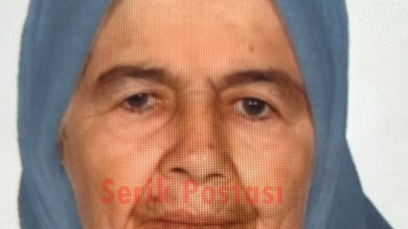 Serik’te sulama kanalında yaşlı kadın cesedi bulundu
