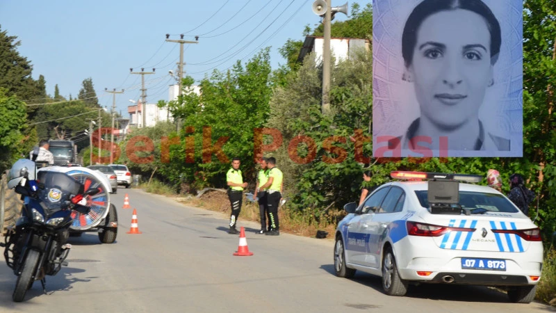 Feci kazada Motosiklet sürücüsü kadın yaşamını yitirdi